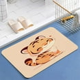 thumbnail image 1 of Cute Tiger Diatomite Bath Mats Bathroom Absorbent Anti Slip Floor Mat Foot Carpet Quick Dry Shower Toilet Rug Doormat Washable, 1 of 5