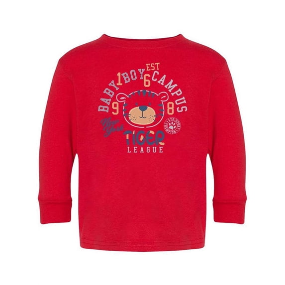Cute Tiger League Long Sleeve Toddler -Image by Shutterstock, 3 Toddler