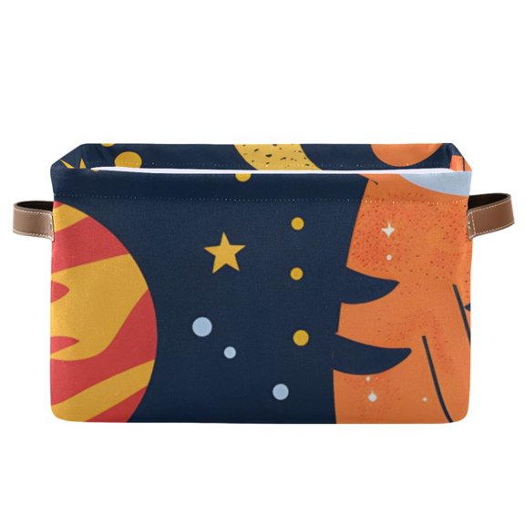 Cute Tigers Stars Storage Bins Baskets With Handles Storage Box Clothes Organizer Organization Toys