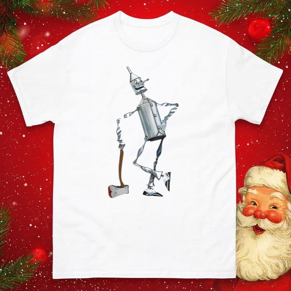 Cute Tin Man Vintage Film Inspired Retro Graphic Unisex T-Shirt, up to size 5XL
