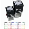 thumbnail image 1 of Cute To Do List Note Box Taped Corners Self-Inking Rubber Stamp Ink Stamper - Black Ink - Small 1 Inch, 1 of 7