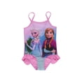 thumbnail image 1 of Cute Toddler Girls Ruffle One Piece Bathing Suit, 1 of 3