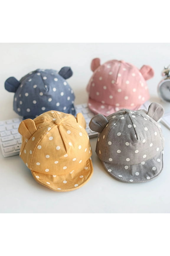 Cute Toddler Hat, Newborn Baby Sun Hat, Adjustable Baby Girl and Baby Boy Bonnet, Beach Summer Infant Hat, Unisex Kids Cap
