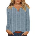 Cute Tops for Women Fall Plus Size TShirts Long Sleeve VNeck Tunic