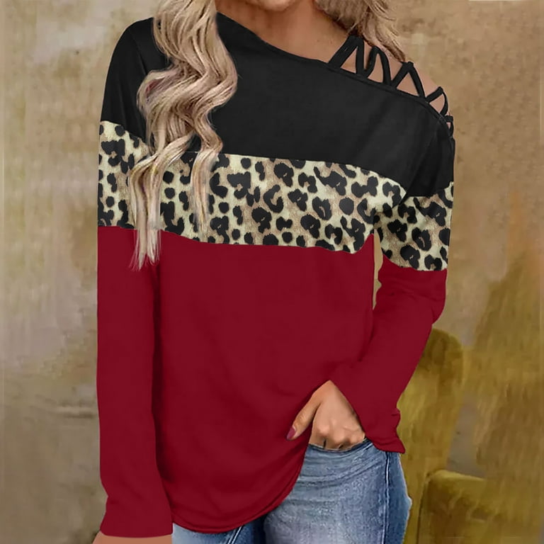 Cute Tops for Women Fall Women Shirts Off Shoulder Tops for Women