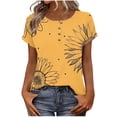 thumbnail image 1 of Cute Tops for Women Vintage Crew Neck Button Shirts Dressy Business Casual Tops 2026 Fashion Clothing, 1 of 7