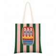 thumbnail image 1 of Cute Tote Bag for Women, Sardines Aesthetic Canvas Reusable Grocery Bags for Shopping, Large Capacity Travel Weekender Bag, 1 of 1