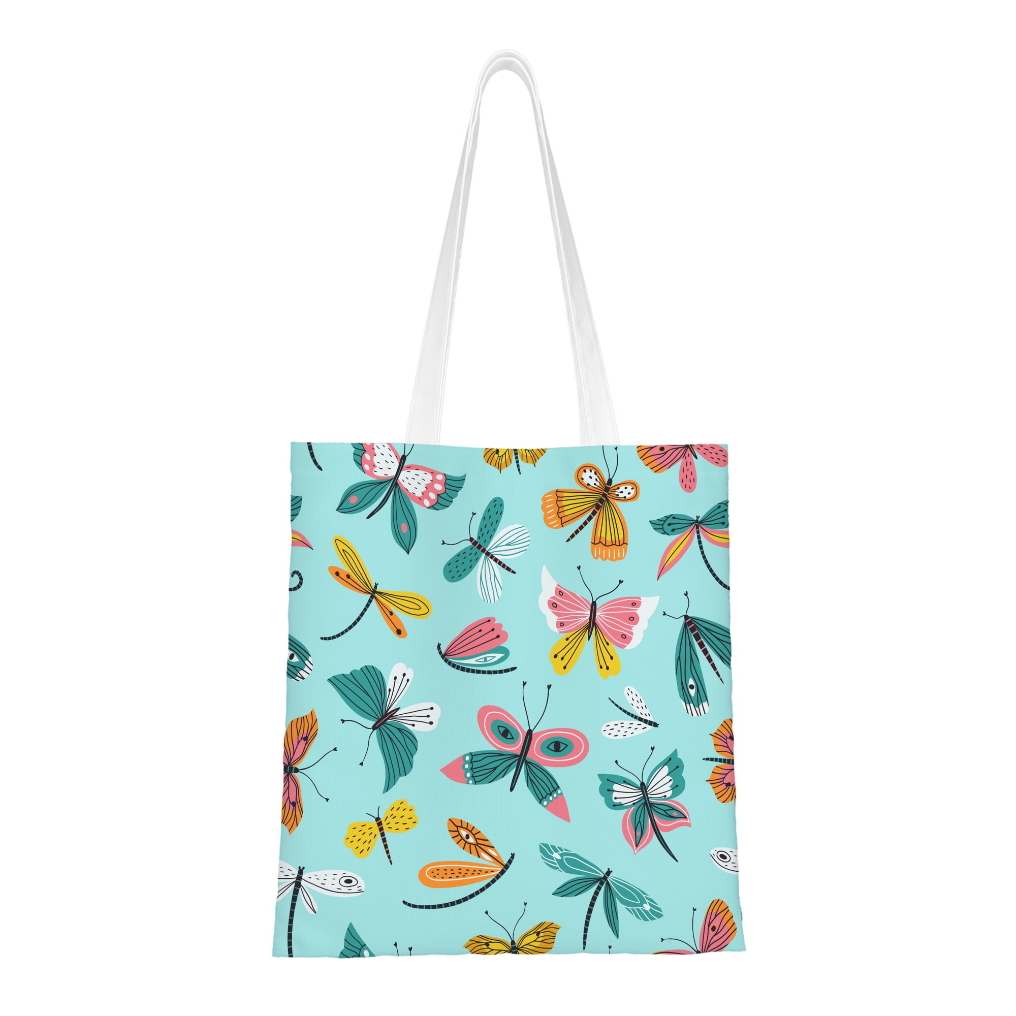 Cute Tote Shopping Bags for Women Cute Butterflies And Dragonflies