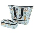 Cute Totoro Animals Chinchilla Travel Duffel Bag Sports Tote Gym Bags
