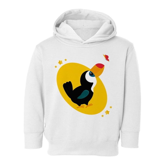 Cute Toucan Hoodie Toddler -Image by Shutterstock,  4 Toddler