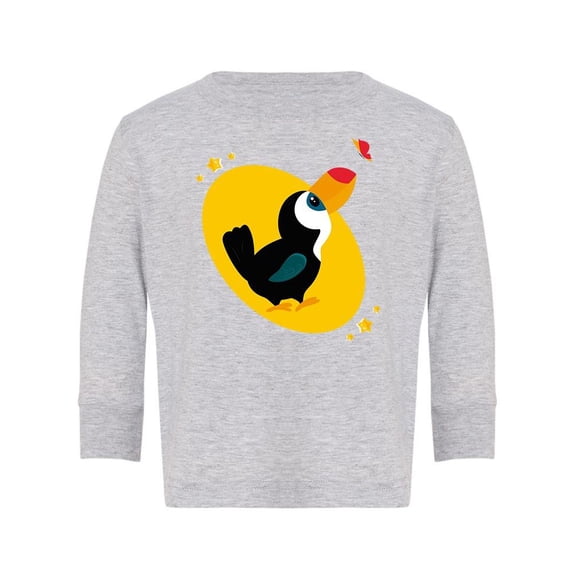 Cute Toucan Long Sleeve Toddler - Toddler Long Sleeve Tee
