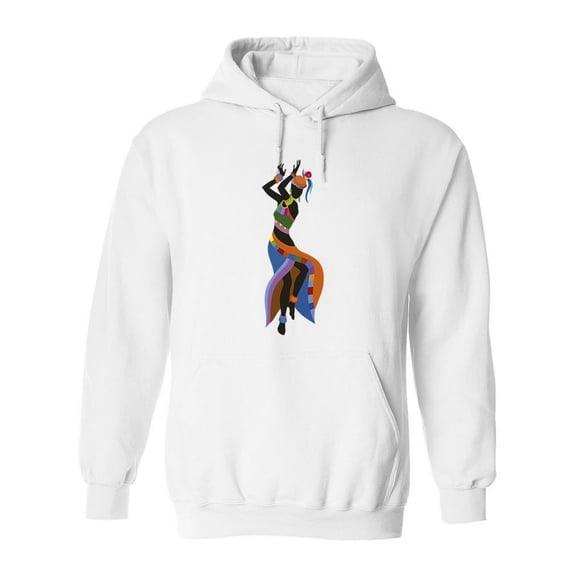 Cute Traditional Dress Sketch Hoodie Women -Image by Shutterstock, Female Small