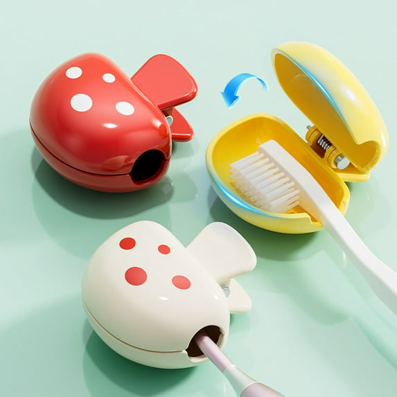 Cute Travel Toothbrush Cover - Decorative Cap for Bathroom & Dormitory - for Toothbrush Heads