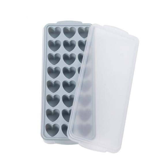 Cute Tray Fun and Functional Silicone Mold Heart Shape Maker Trays Moulds for Wine