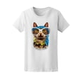 thumbnail image 1 of Cute Trendy Hipster Cat Tee Women's -Image by Shutterstock, 1 of 2