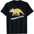 thumbnail image 1 of Cute Triceratops Dinosaur Design T-Shirt, 1 of 5