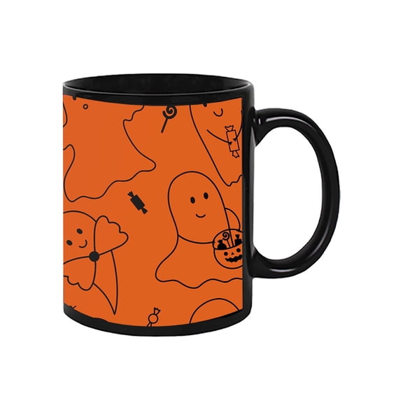 Cute Trick Or Treat Ghosts Mug - Image by Shutterstock,