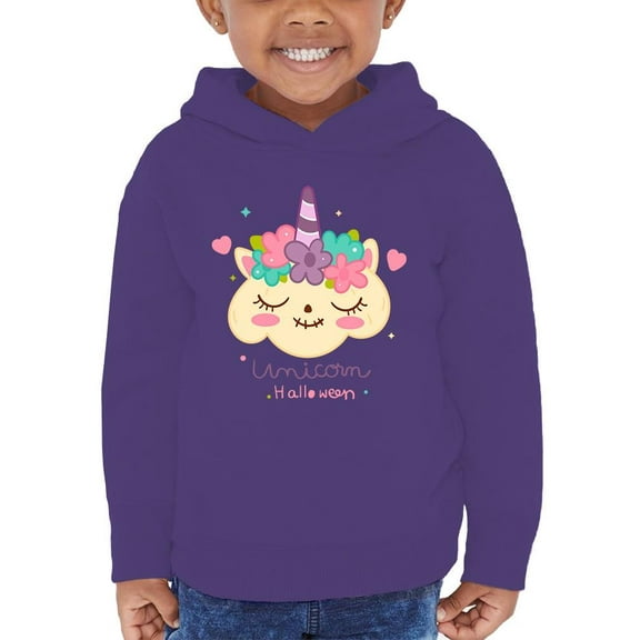 Cute Trick Or Treat Unicorn Cat Hoodie Toddler -Image by Shutterstock, 5 Toddler