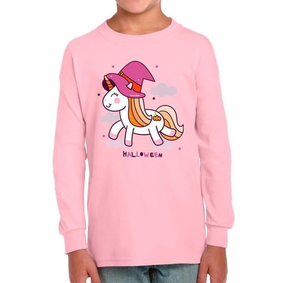 Cute Trick Or Treat Unicorn Long Sleeve Toddler -Image by Shutterstock,  5 Toddler