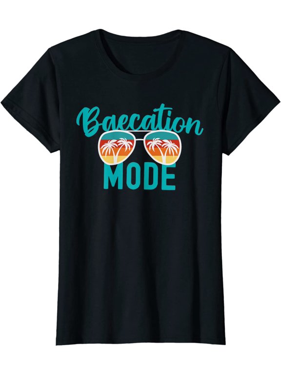 Cute Trip Matching Vacation Baecation Mode T-Shirt Women Tops
