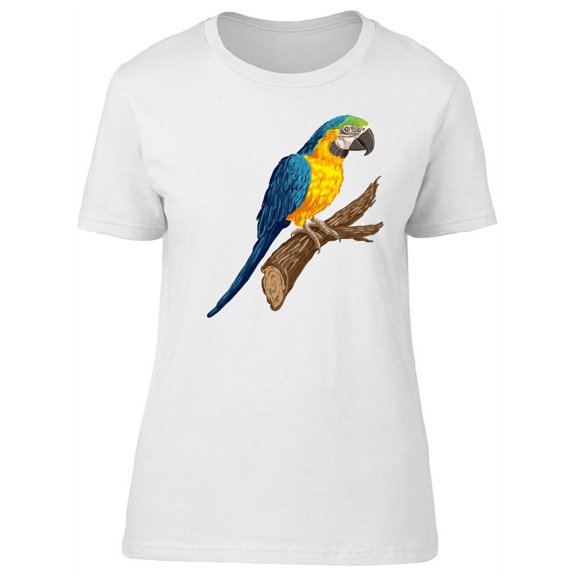 Cute Tropical Ara Macaw Tee Women's -Image by Shutterstock