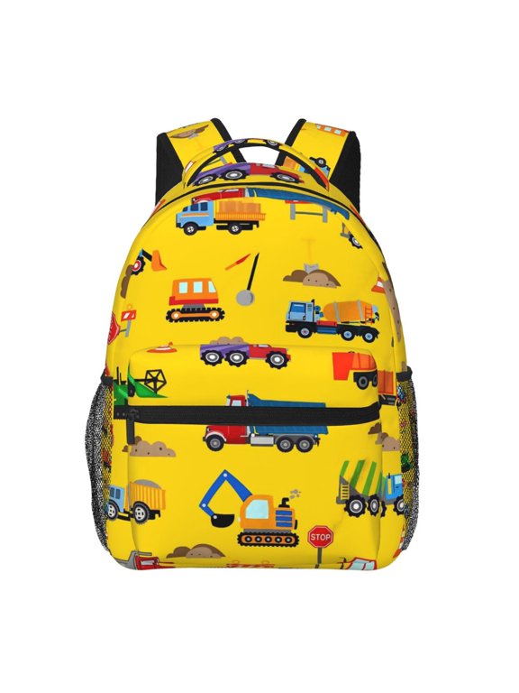 Cute Truck Backpack Lightweight Rucksack Travel Bag for Men and Women