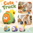 thumbnail image 1 of Cute Truck, Toys Trucks for Toddlers 1-3, Toys Animals for Toddlers 1-3, Boy Birthday Gift, 1Pc Interactive Hobby Push Toys with Cartoon Animal Figure, Soft Smooth Edges, Friction, 1 of 6