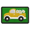 thumbnail image 1 of Cute Truck with Flowers Applique Multi-Color Embroidered Iron-On Patch - 3 Inch Medium, 1 of 5
