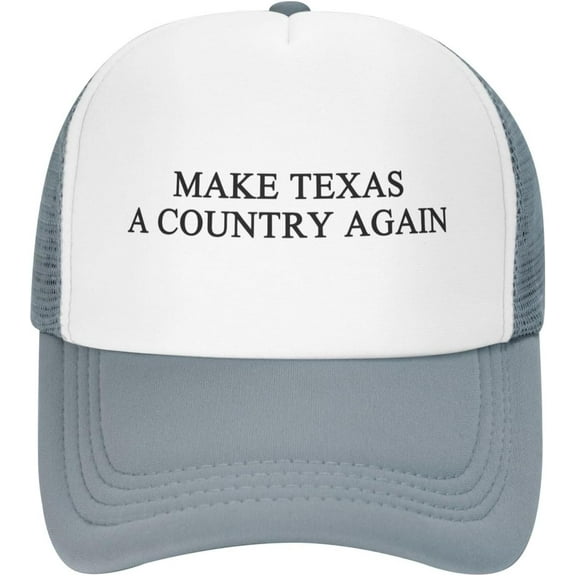 Cute Trucker Cap for Men's Hats Make Texas A Country Again Breathable Hats