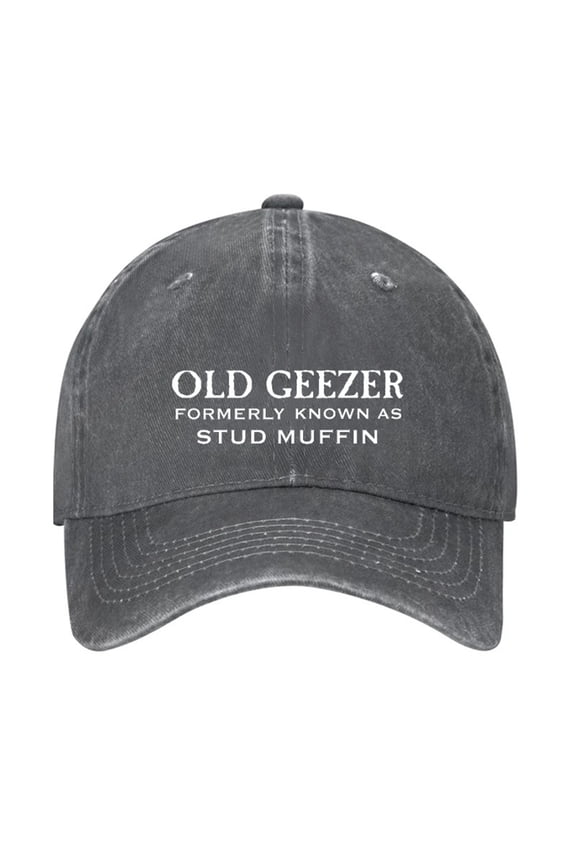 Cute Trucker Hats for Women Old Geeze Caps Women's Baseball Caps Old Geezer Formerly Knowns As Stud Muffin Trucker Hat Running Hats for Women Men's Hats Gifts for Daughter Running, Light Gray