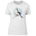 thumbnail image 1 of Cute Tufted Titmouse Bird T-Shirt Women -Image by Shutterstock, Female x-Large, 1 of 4