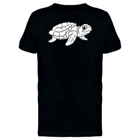 Cute Turtle Doodle Cartoon Tee Men's -Image by Shutterstock