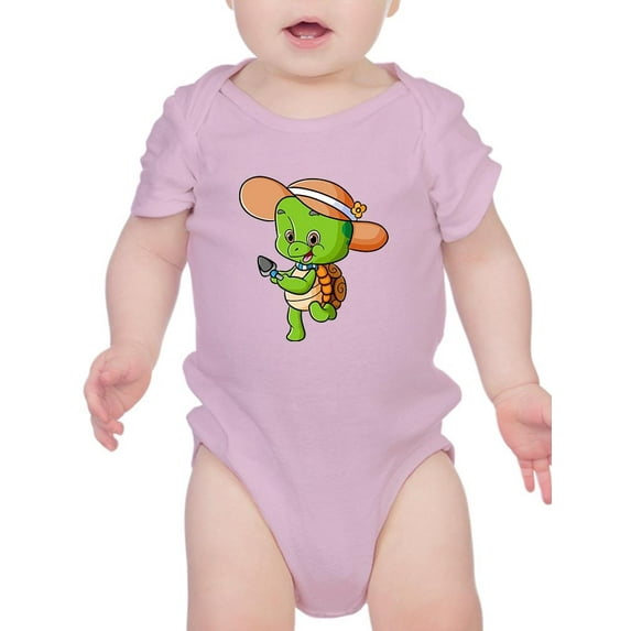 Cute Turtle Gardening Art Bodysuit Infant -Image by Shutterstock, 12 Months