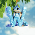 thumbnail image 1 of Cute Turtle Letter Shaped Ornament Hanging Decor Early Learning Tool adult Room Personalized Gift Alphabet Decoration Nursery Wall Christmas Tree Hanging, 1 of 2
