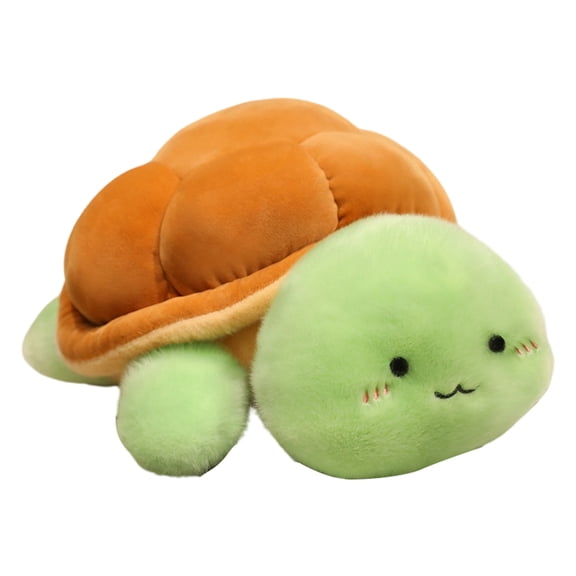 Cute Turtle Plush Toy, Green Stuffed Animal, Soft Shell Friendship Plushie, Adorable Turtle Doll for Girls Teens, Best Friend Gift for Birthday Holiday Dorm Room Decor