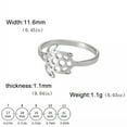 thumbnail image 1 of Cute Turtle Ring Stainless Steel Women Finger Rings Animal Tortoise Jewelry, 1 of 7