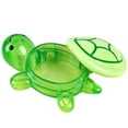 thumbnail image 1 of Cute Turtle-Shaped Jewelry Box For Kids Pink Plastic Trinket Organizer With Flip Lid Ideal For Rings Small Accessories, 1 of 4