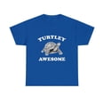 thumbnail image 1 of Cute Turtley Awesome Totally Awesome Smiling Turtle Pun T-Shirt, 1 of 2