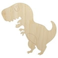 thumbnail image 1 of Cute Tyrannosaurus Rex Dinosaur Wood Shape Unfinished Piece Cutout Craft DIY Projects - 4.70 Inch Size - 1/8 Inch Thick, 1 of 7