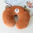 thumbnail image 1 of Cute U-Shaped Neck Pillow, Ergonomic Travel Support, Soft Plush Cushion, Adorable Animal Designs, Comfortable Neck Alignment, Portable, Home, Office, Airplane, Road Trip Accessory, 1 of 1
