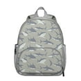 thumbnail image 1 of Cute Underwater Dolphin Backpack - Durable Oxford Fabric Student Backpack with Nautical Sea Life and Tropical Ocean Print for School, Travel, and Outdoor Use, 1 of 6