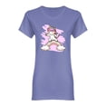 thumbnail image 1 of Cute Unicorn And Rainbow Shaped T-Shirt Women -Image by Shutterstock, Female Large, 1 of 2