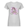 thumbnail image 1 of Cute Unicorn And Rainbow Shaped T-Shirt Women -Image by Shutterstock, Female Medium, 1 of 2