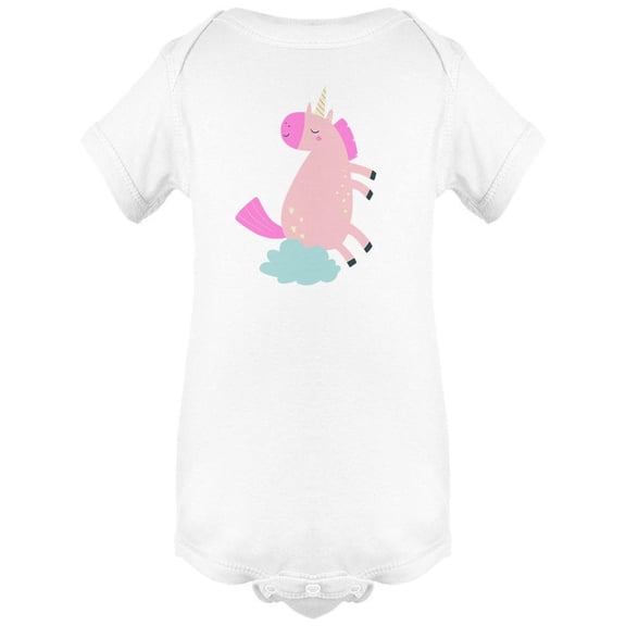 Cute Unicorn Cartoon Design Bodysuit Infant -Image by Shutterstock,  Newborn