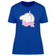 thumbnail image 1 of Cute Unicorn Doodle Cartoon T-Shirt Women -Image by Shutterstock, Female Large, 1 of 2