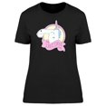 thumbnail image 1 of Cute Unicorn Doodle Cartoon T-Shirt Women -Image by Shutterstock, Female XX-Large, 1 of 4