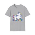 thumbnail image 1 of Cute Unicorn Easter Eggs Rainbow Graphic Novelty TShirt, 1 of 6