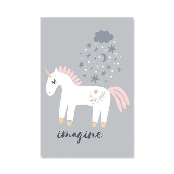 Cute Unicorn: Imagine Poster -Image by Shutterstock