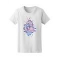 thumbnail image 1 of Cute Unicorn In Sky Fantasy T-Shirt Women -Image by Shutterstock, Female Small, 1 of 2