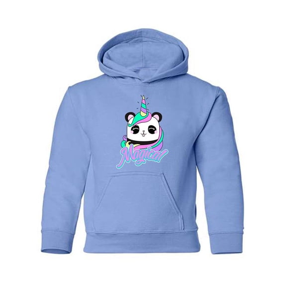 Cute Unicorn Panda Hoodie Juniors -Image by Shutterstock, x-Large